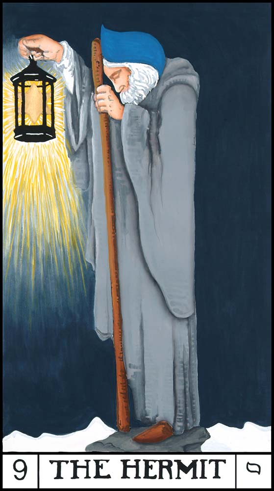 BOTA Tarot Key 9, The hermit